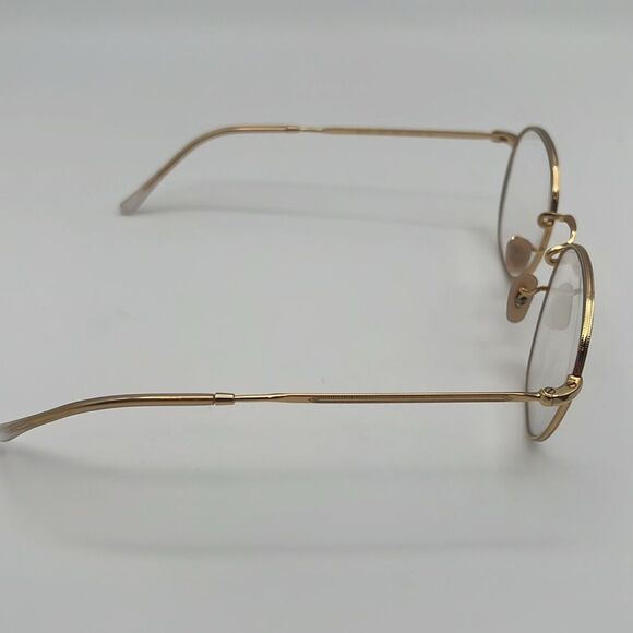 RAYBAN GOLD WIRE ROUND METAL OPTIC EYE GLASSES - Picture 6 of 12